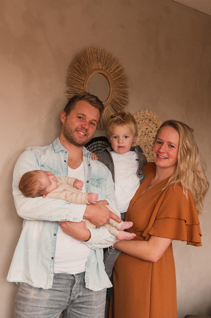 Zwangerschapsshoot en babyshoot